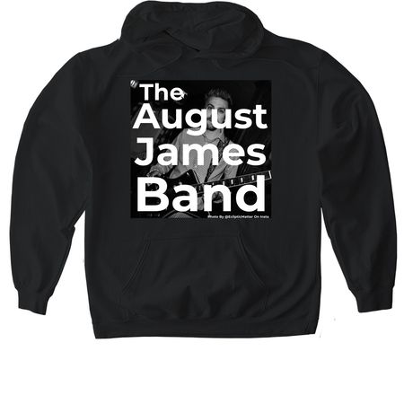 ///The August James Band///, a Black Gildan Softstyle Pullover Hoodie
