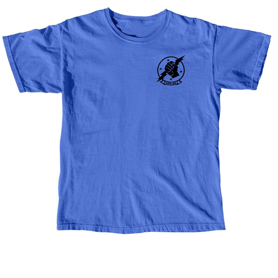 Teddy bear jet 25, a Flo Blue Comfort Colors Unisex Tee