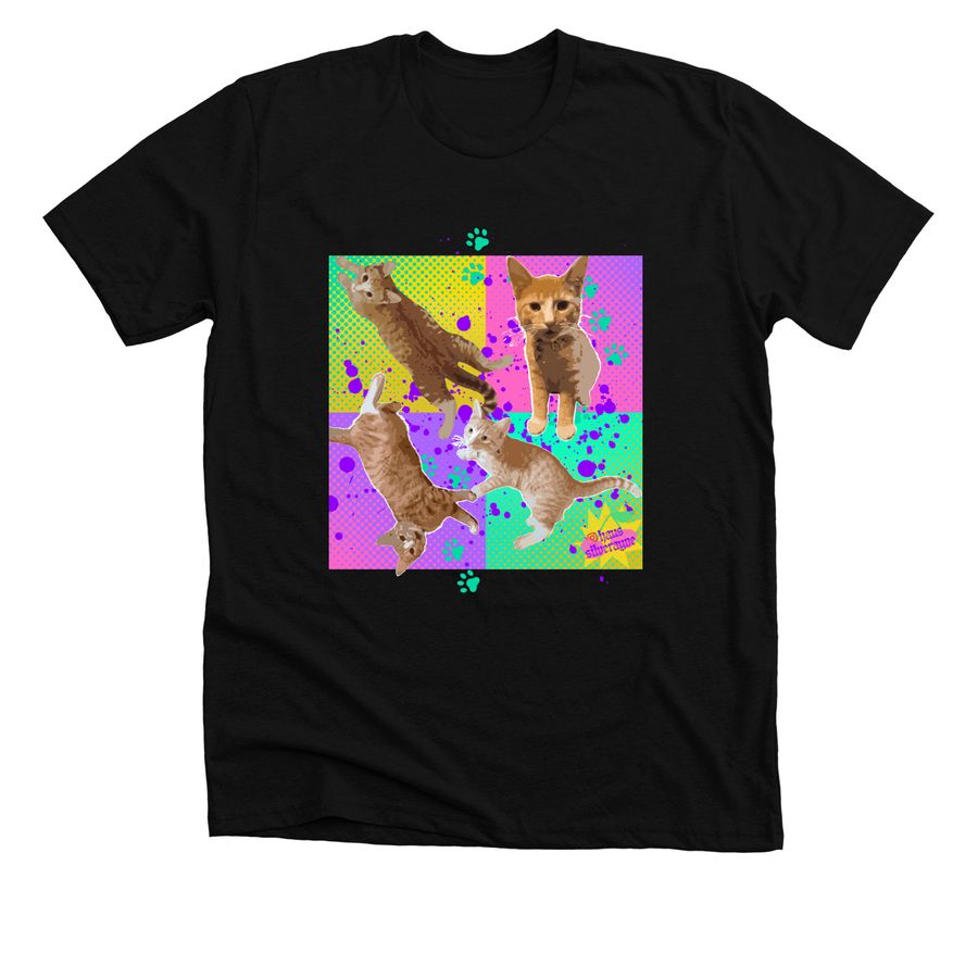 Haus Silverayne? Franklin, a Solid Black Blend Premium Unisex Tee