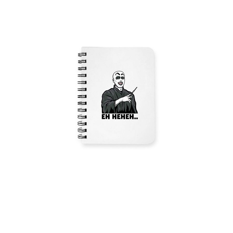 Eh heheh notebook!, a White Spiral Notebook