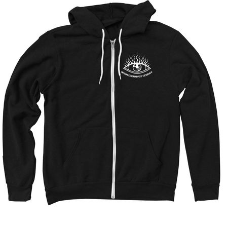 TDC? Wasn't Born Yesterday Hoodie, a Black Zip Up Hoodie
