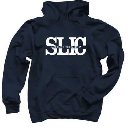 SLIC Hoodie Navy, a Navy Pullover Hoodie
