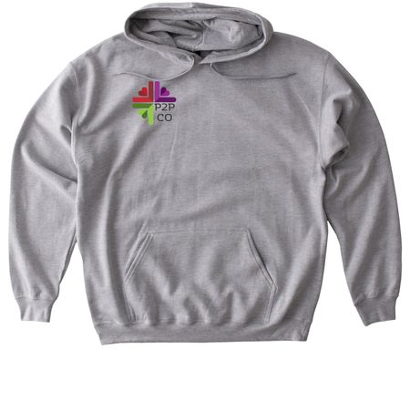 P2P-CO Shirt Small Logo, a Sport Grey Gildan Softstyle Pullover Hoodie