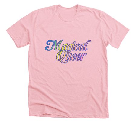 Magical Queer, a Light Pink Premium Unisex Tee