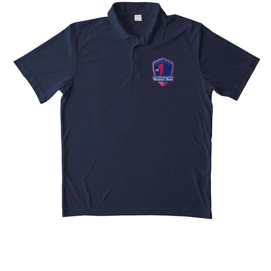 Worthingway Red and Blue Band Shirts, a True Navy Unisex Performance Polo