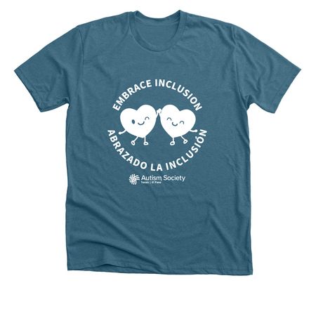 Embrace Inclusion 2026 EP Tee, a Heather Deep Teal Premium Unisex Tee