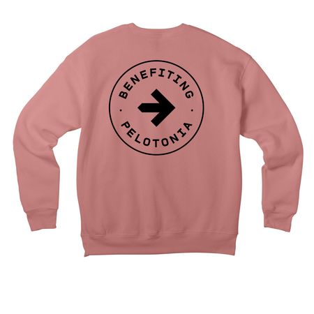 Benefiting Pelotonia 2026, a Mauve Premium Drop Shoulder Sweatshirt