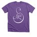 #EndAlz T-Shirt, a Heather Team Purple Premium Unisex Tee