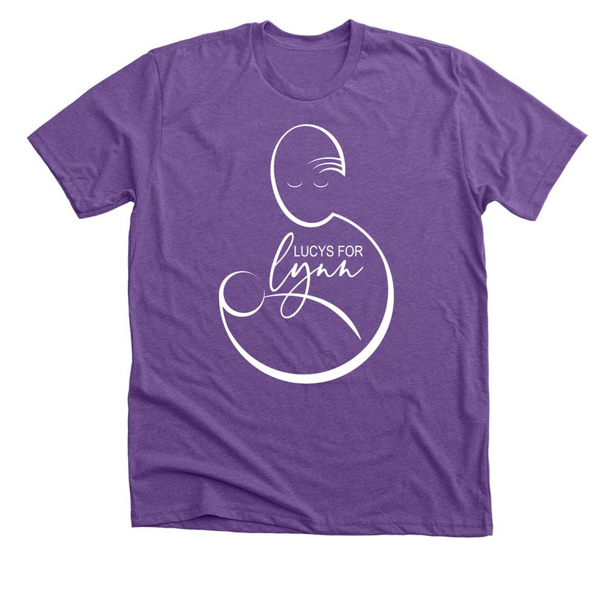 #EndAlz T-Shirt, a Heather Team Purple Premium Unisex Tee