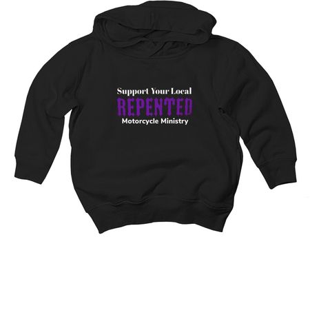 Toddler SYLRMM, a Black Toddler Pullover Hoodie