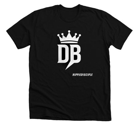 Sponsored by God, a Solid Black Blend Premium Unisex Tee