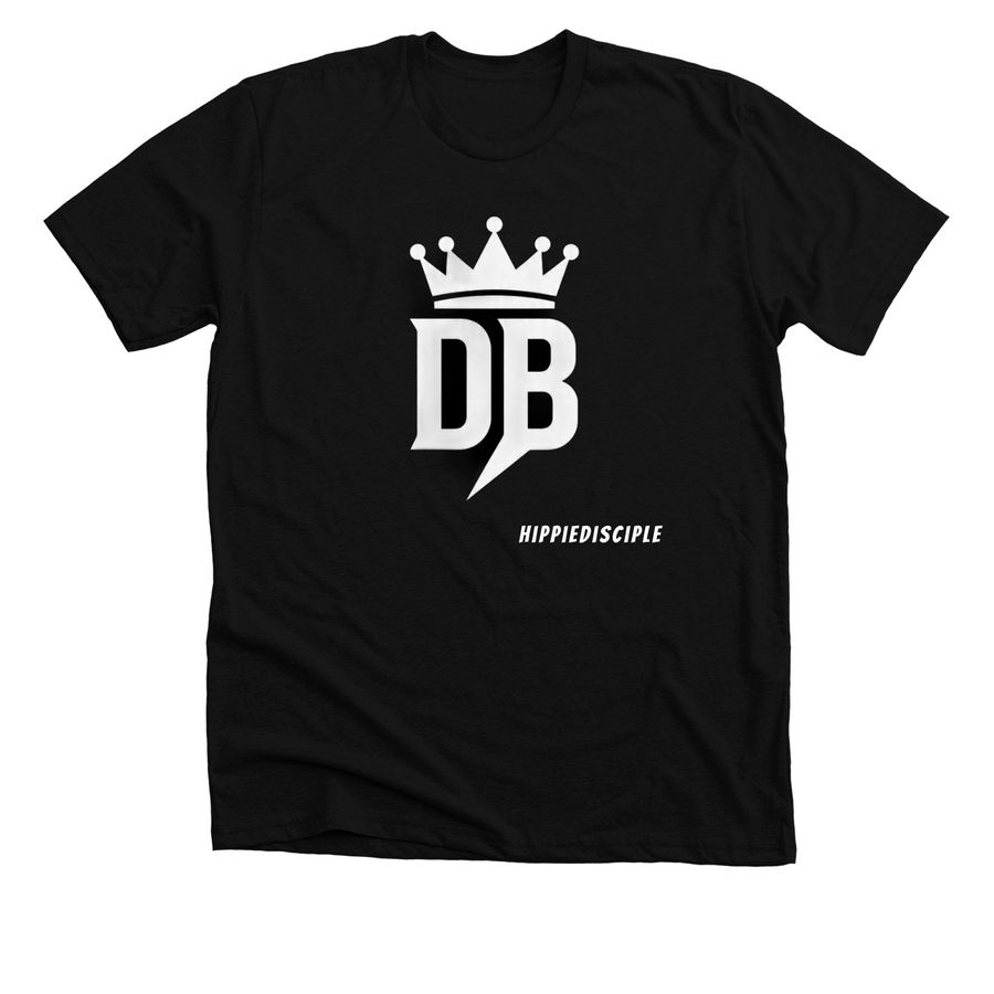 Sponsored by God, a Solid Black Blend Premium Unisex Tee