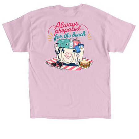Beach Ready&nbsp;, a Light Pink Classic Unisex Tee