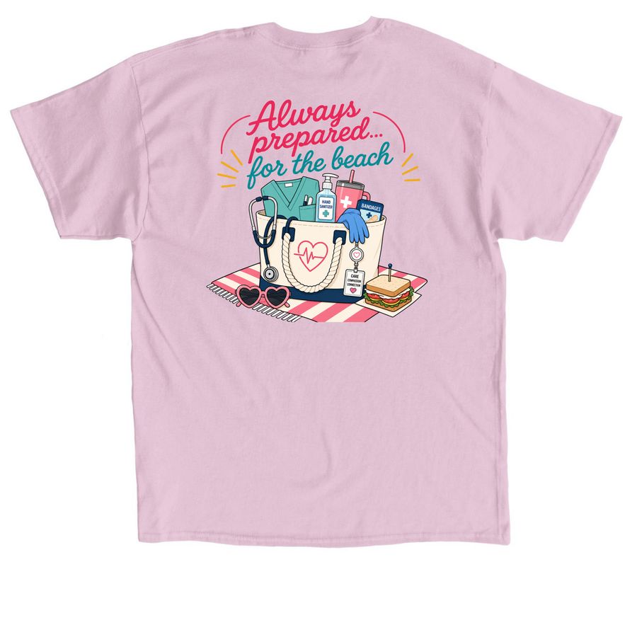 Beach Ready&nbsp;, a Light Pink Classic Unisex Tee