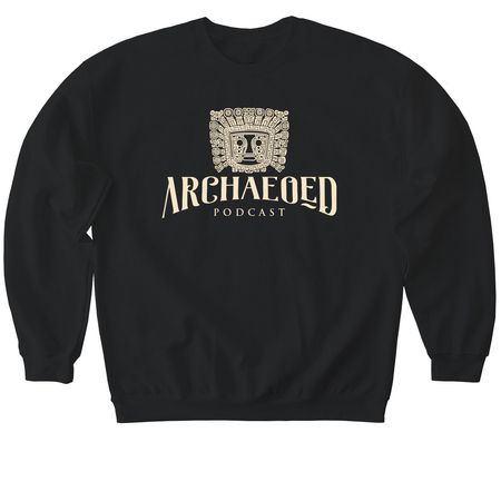 ArchaeoEd Light Design, a Black Softstyle Crewneck Sweatshirt