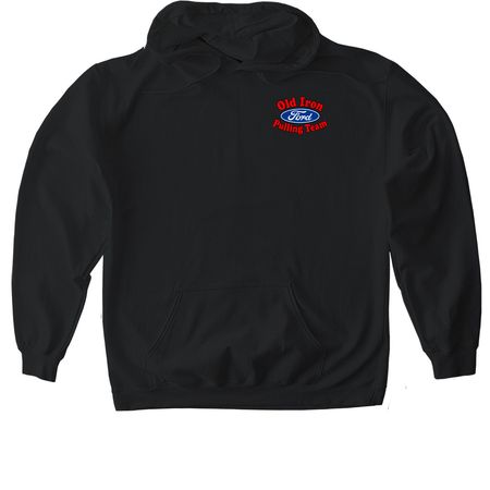 Old Iron Pulling Team&nbsp;, a Black Gildan Softstyle Pullover Hoodie