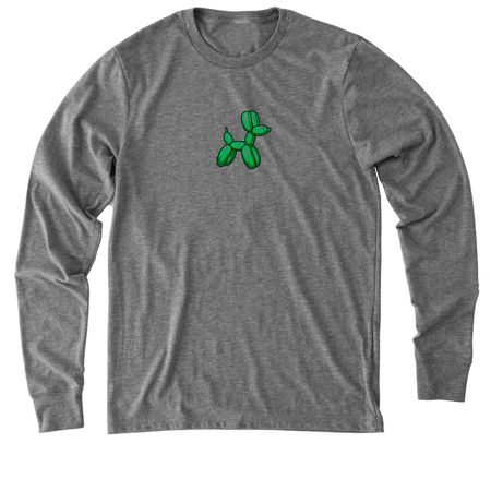 NR+R Balloon Dog Collection, a Aluminum Grey Allmade Eco Triblend Long Sleeve Tee