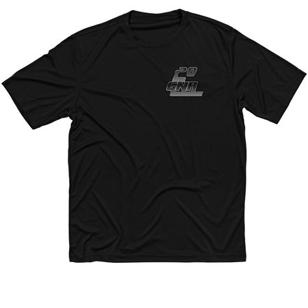 20GNR ACTIVE GEAR, a Black Classic Performance Tee