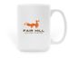 Good Morning Fair Hill, a White Large Coffee Mug