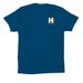 HUGOMANIA Official Tee, a Cool Blue Premium Cotton Tee
