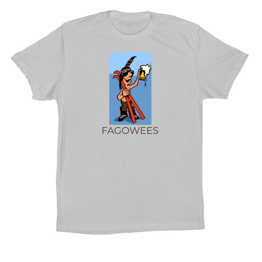 FAGOWEES Ski Club - Summer Apparel, a Silver Premium Cotton Tee
