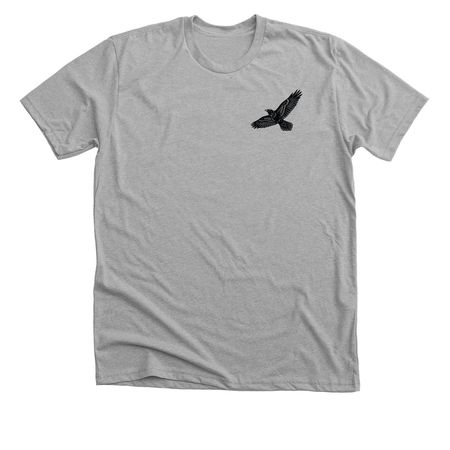 Wolf (Raven) Haven, a Athletic Heather Premium Unisex Tee