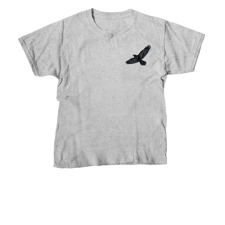 Wolf (Raven) Haven, a Sport Grey Youth Unisex Tee