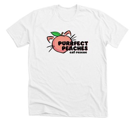 Original Logo Volunteer Shirt, a Solid White Blend Premium Unisex Tee
