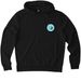 Organic French Terry Pullover Hoodie, a Deep Black Allmade Organic French Terry Pullover Hoodie