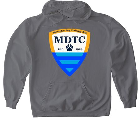 MDTC Cold Weather Gear Large Logo, a Charcoal Gildan Softstyle Pullover Hoodie