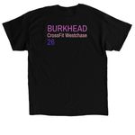 Lily Burkhead x CrossFit Semifinals 2026, a Black Classic Unisex Tee (back-view)