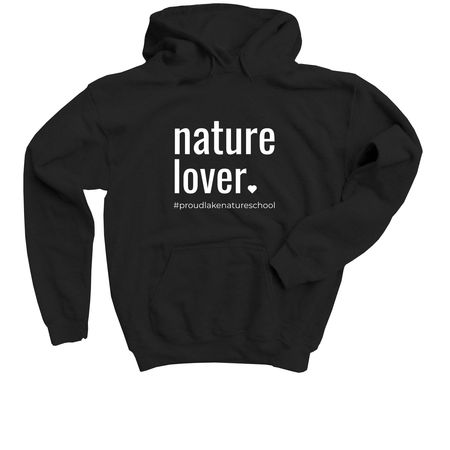 Nature Lover, a Black Youth Pullover Hoodie