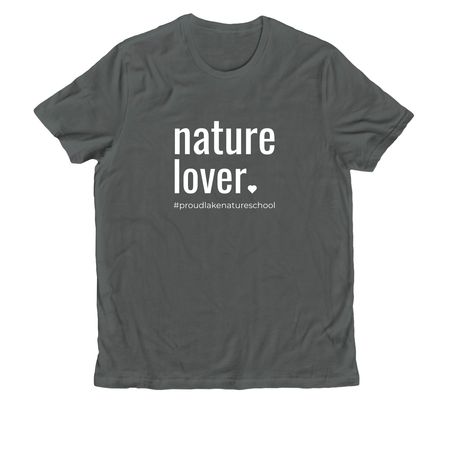 Nature Lover, a Terrain Grey Allmade Organic Cotton Unisex Tee