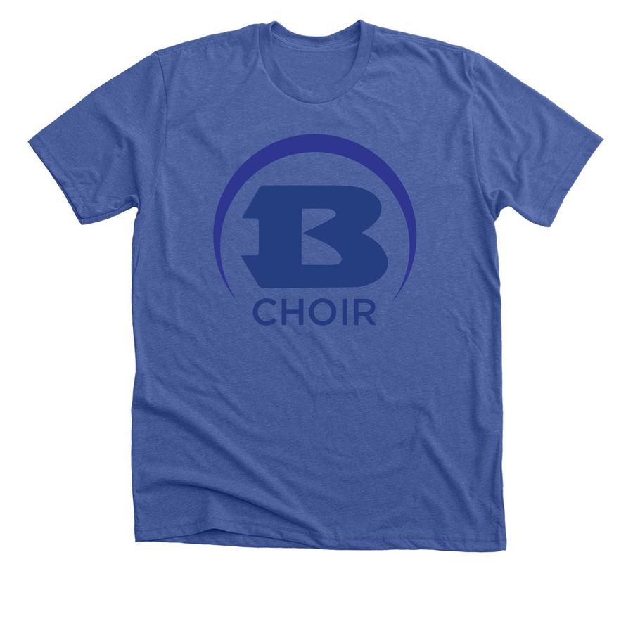 Bryant Choir Monochromatic - Blue, a Solid True Royal Premium Unisex Tee