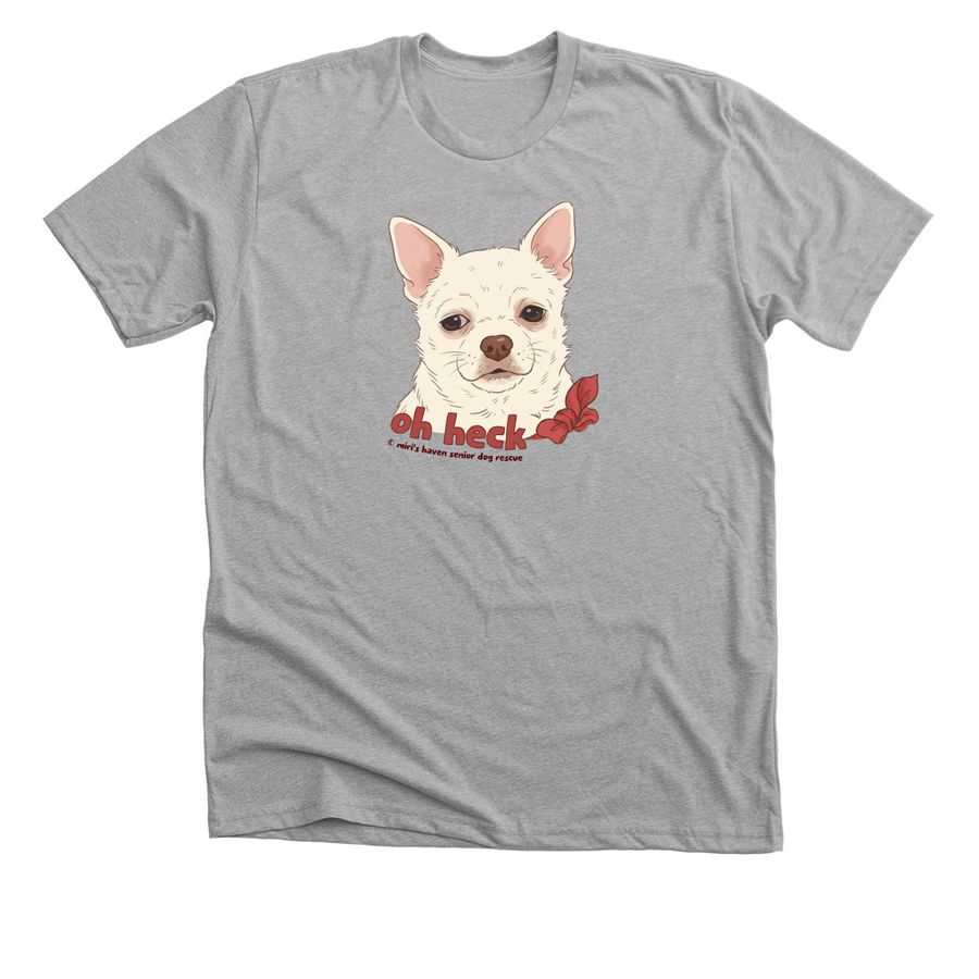 Oh Heck, a Athletic Heather Premium Unisex Tee