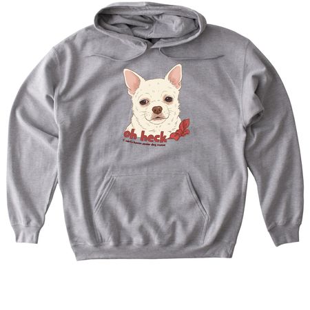 Oh Heck, a Sport Grey Gildan Softstyle Pullover Hoodie