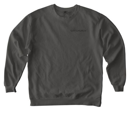 '26 Fall Merch Crewneck - Black, a Pepper Comfort Colors Crewneck Sweatshirt