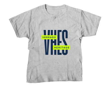 Youth VHES, a Sport Grey Youth Unisex Tee