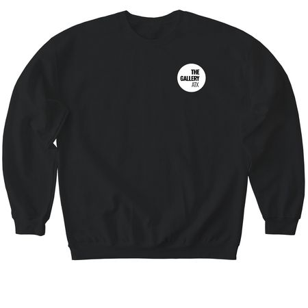The Gallery ATX Staff Shirt, a Black Softstyle Crewneck Sweatshirt