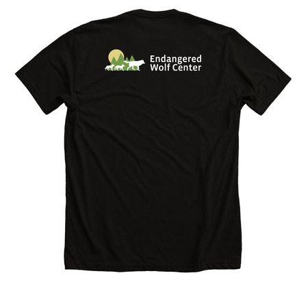 It's Howloween, a Solid Black Blend Premium Unisex Tee (back-view)