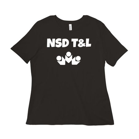 NSD ITech, a Black Women?s Relaxed Cotton Tee