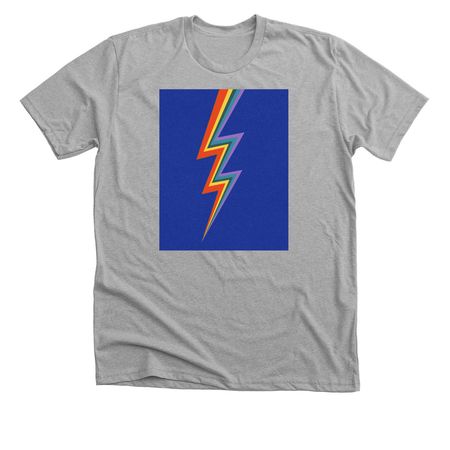 Rainbow Zapper&nbsp;, a Athletic Heather Premium Unisex Tee