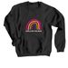 GOTR Rainbow, a Black Crewneck Sweatshirt