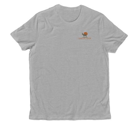 Mockingbird and Prickly Pear, a Granite Grey Heather Allmade Organic Cotton Unisex Tee