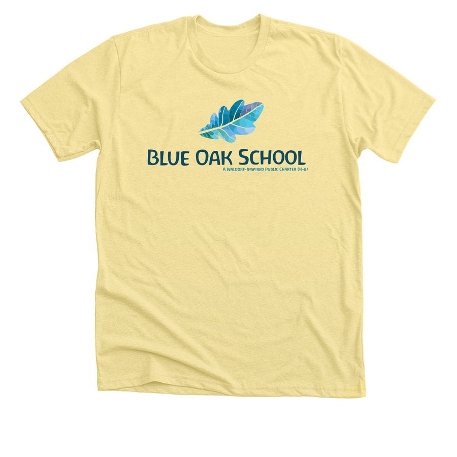 Adult Spirit Wear (Full Logo), a Heather Yellow Gold Premium Unisex Tee