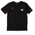 AHC RIBBION TEE, a Black Nike Dri-FIT Jersey Blend Performance Tee (back-view)