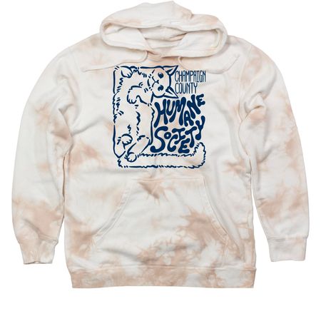 Cat Lover's Tie-Dye - Summer 2026 Exclusive, a Dusty Pink Tie Dyed Pullover Hoodie