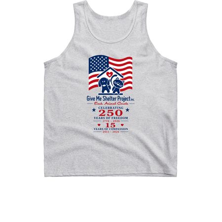 250 Years of Freedom &15 Yrs of Compassion, a Sport Grey Classic Unisex Tank Top