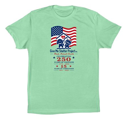 250 Years of Freedom &15 Yrs of Compassion, a Mint Premium Cotton Tee