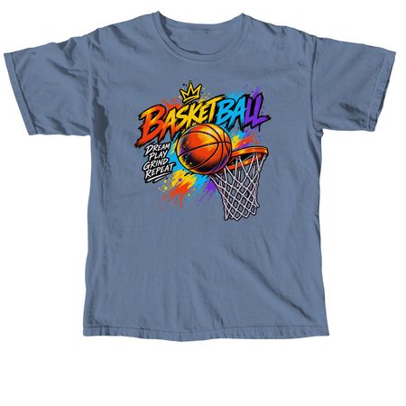 Em?s Basketball Journey, a Blue Jean Comfort Colors Unisex Tee
